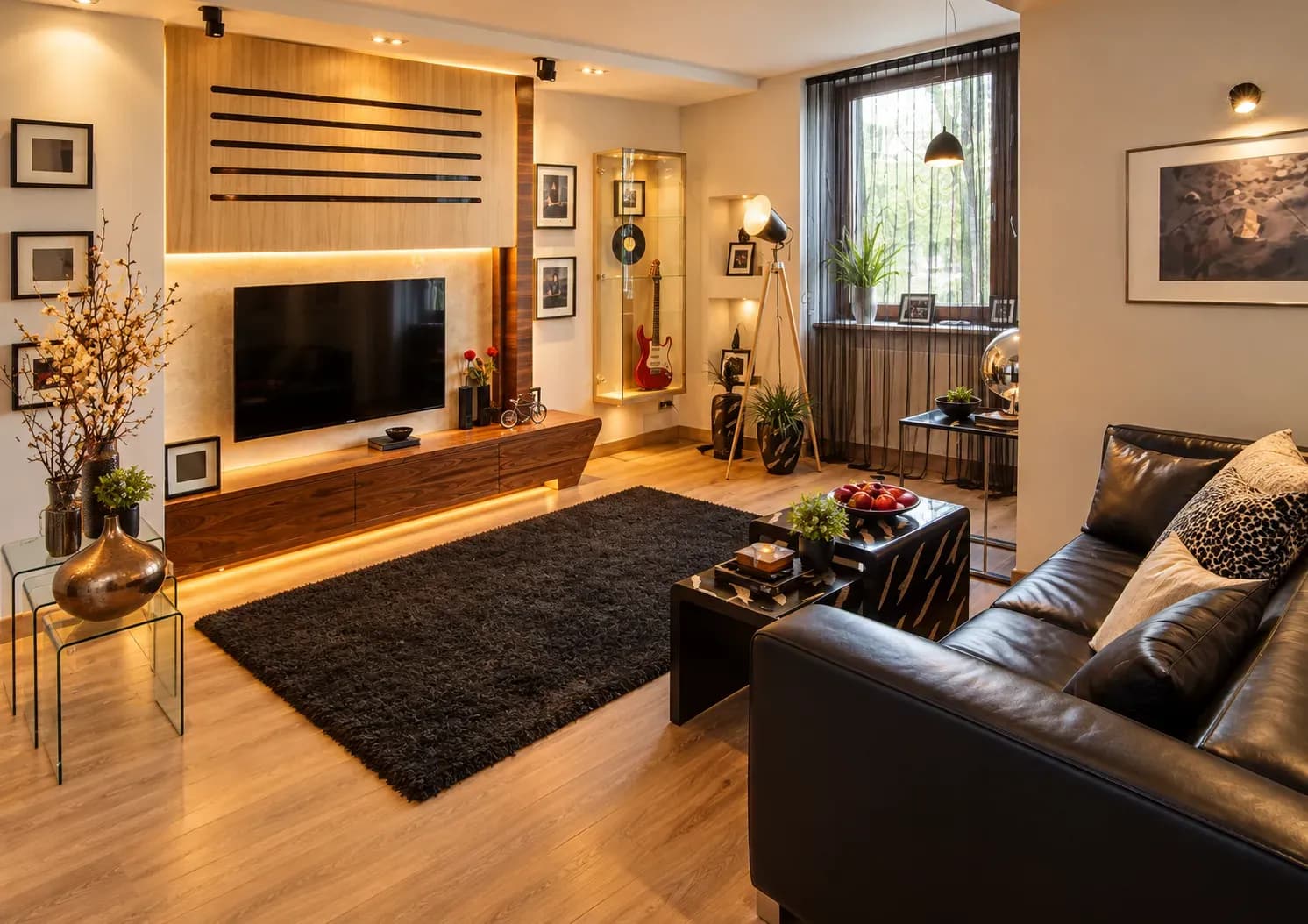 3BHK Flat Interior Design: How to Separate Private and Shared Spaces