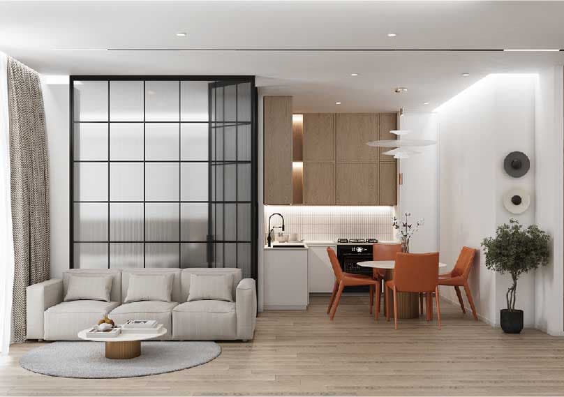 Designer Looks, Affordable Prices: Creating Stunning Interiors for 2BHK and 3BHK Homes on a Budget