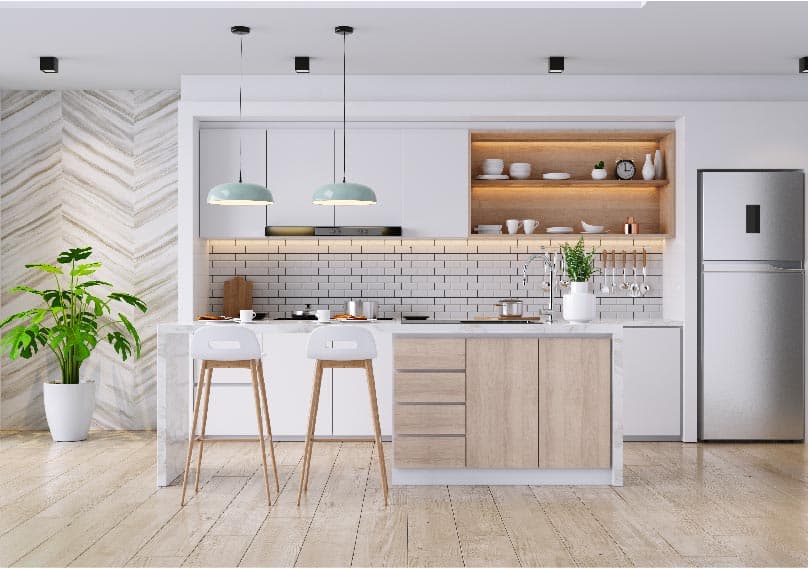 10 classy ideas for white coloured kitchen interior design
