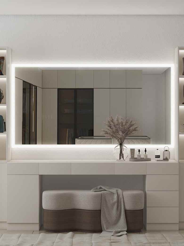 dressing table designs modern 10+ to Elevate Your Morning Routine 12D x 11.9W x Color:PERIWINKLE Furniture 2000442262 style Casablanca Bridal 2455V Matching