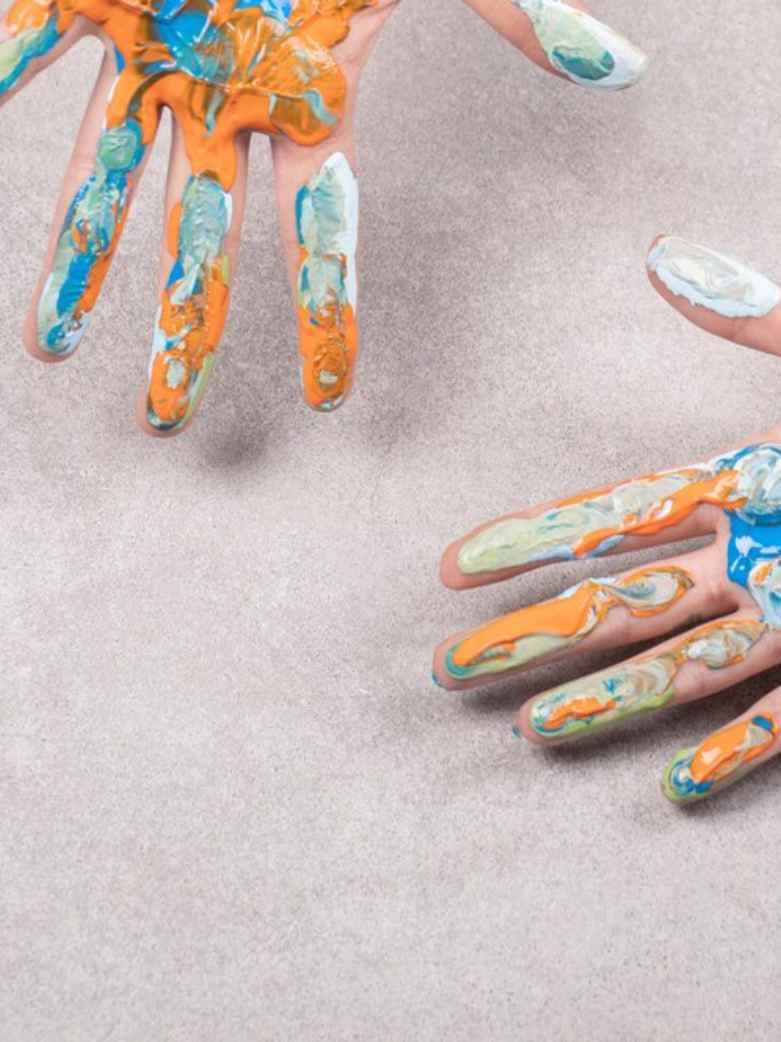 5 Ways to Make  Art of Finger paint