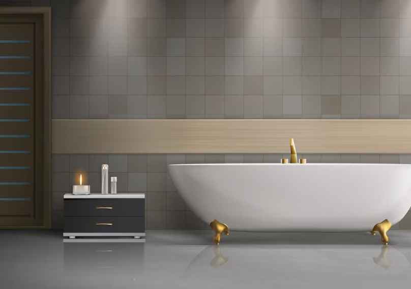 Elevating Bathroom Safety with Stylish Anti-Skid Beige Tiles
