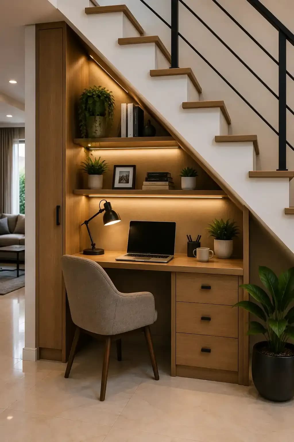 10 great ways to exploit the space under the stairs