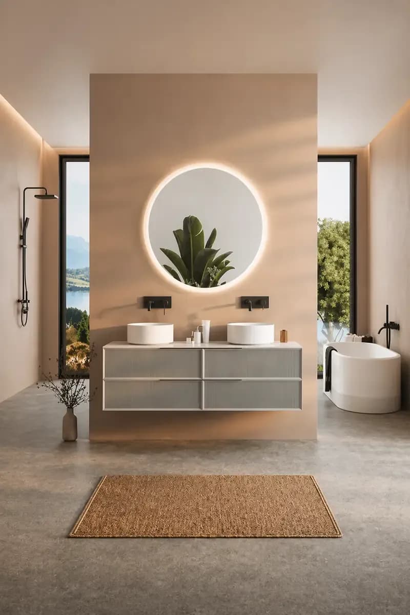 Luxury Bathroom Design: How to design a modern bathroom for city homes