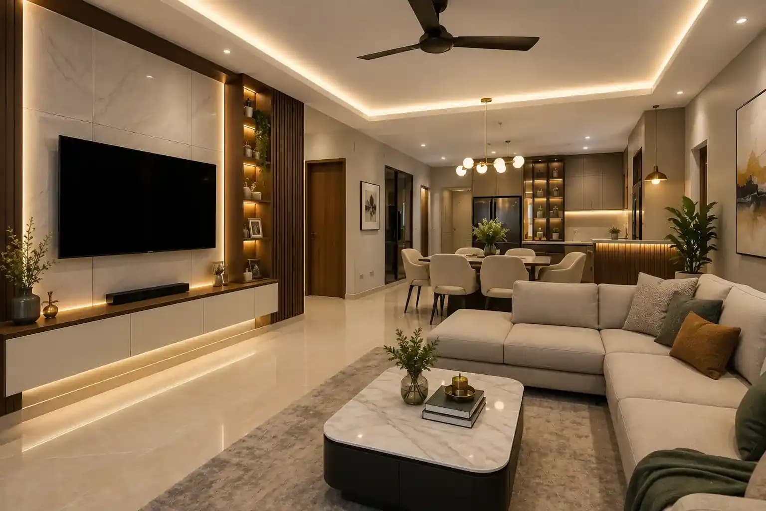 Interior Designing North Bangalore - Execution Work at Sobha Althea