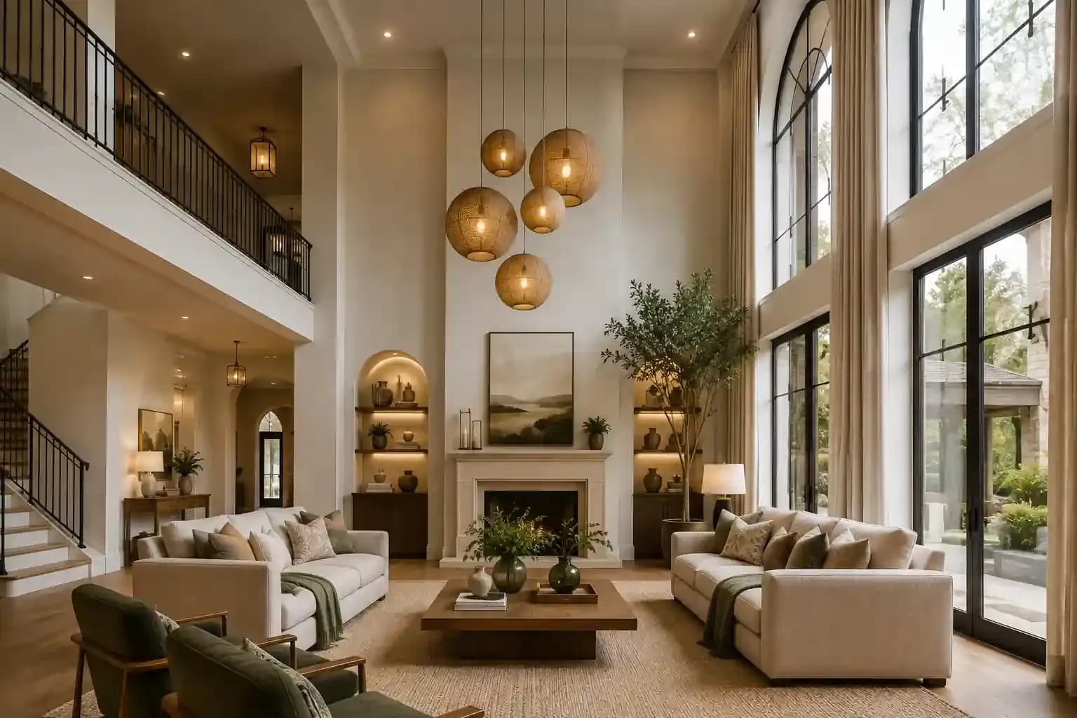 How to Decorate High Ceilings