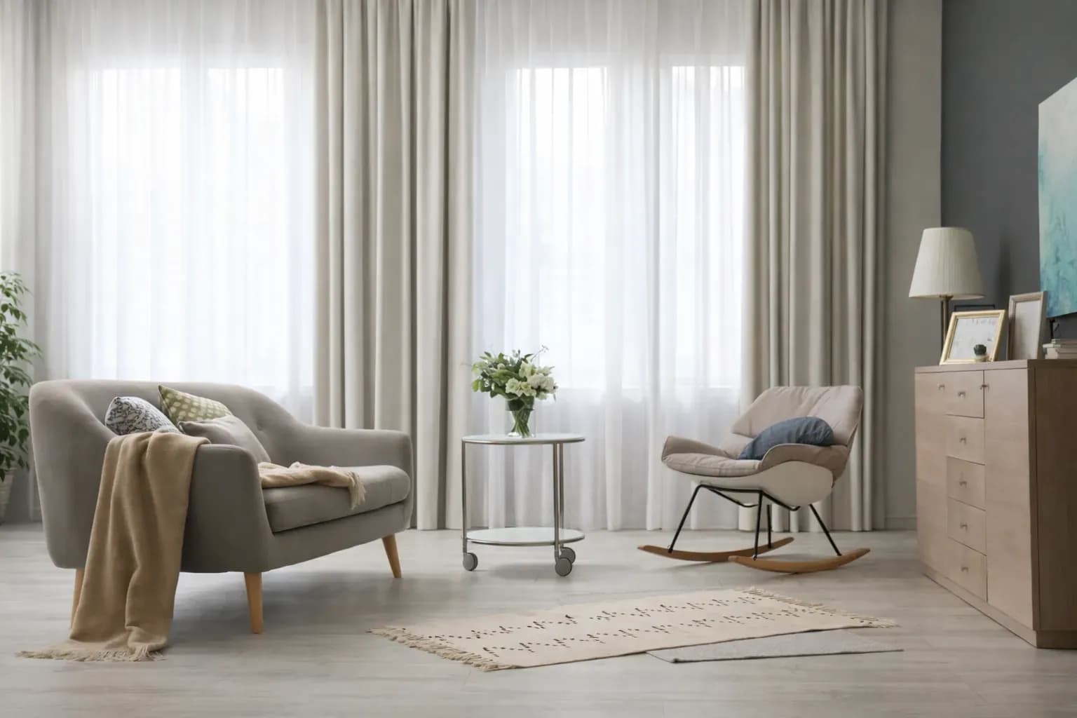 How the Right Curtains, Rugs, and Accessories Complete Your Living Room Interior Design