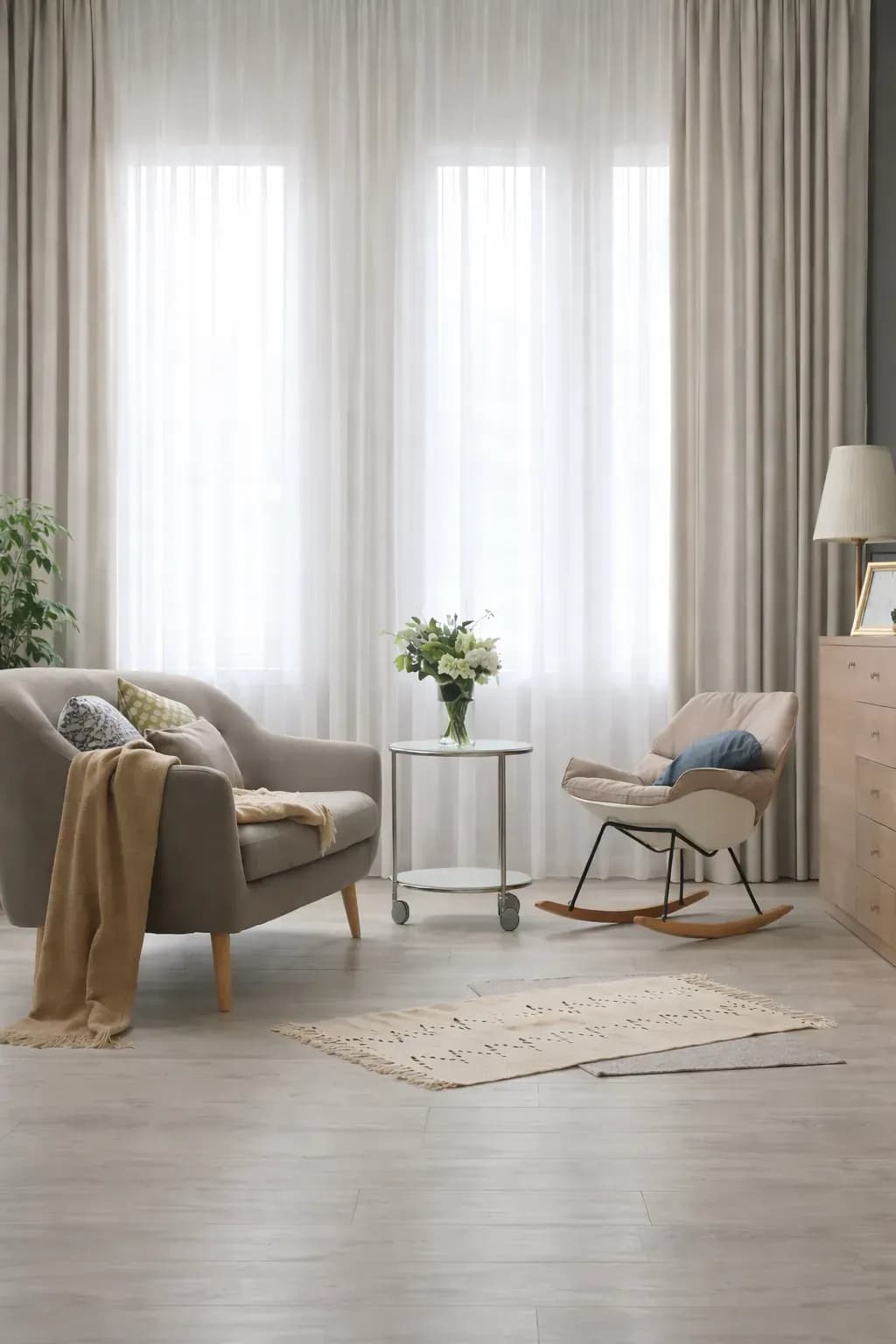 How the Right Curtains, Rugs, and Accessories Complete Your Living Room Interior Design