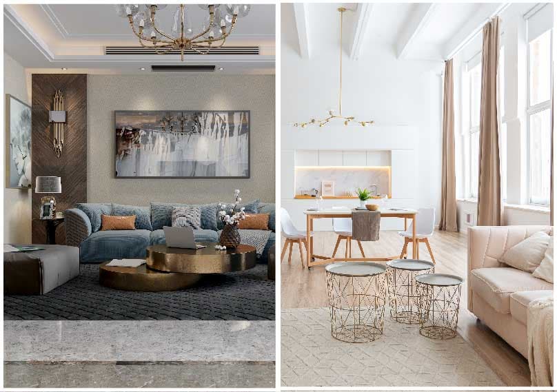 Modern European VS European styles interior designs