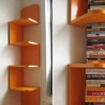 Creative corner shelves that ooze class