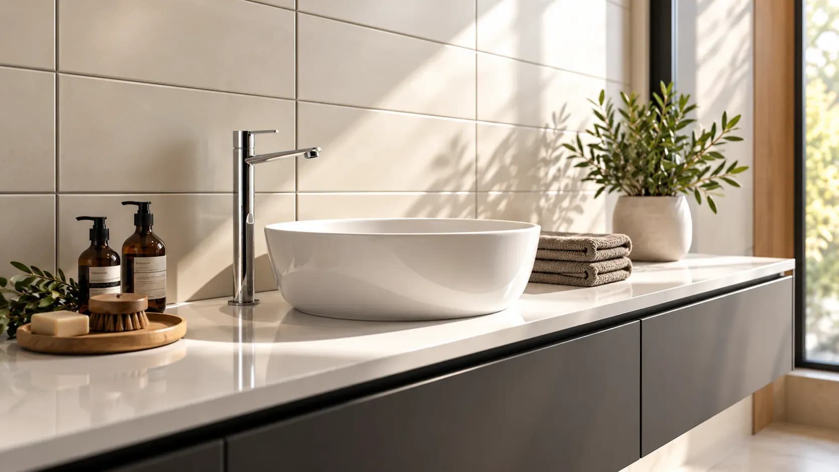 Modern Bathroom Decor: How to Coordinate Finishes and Accessories