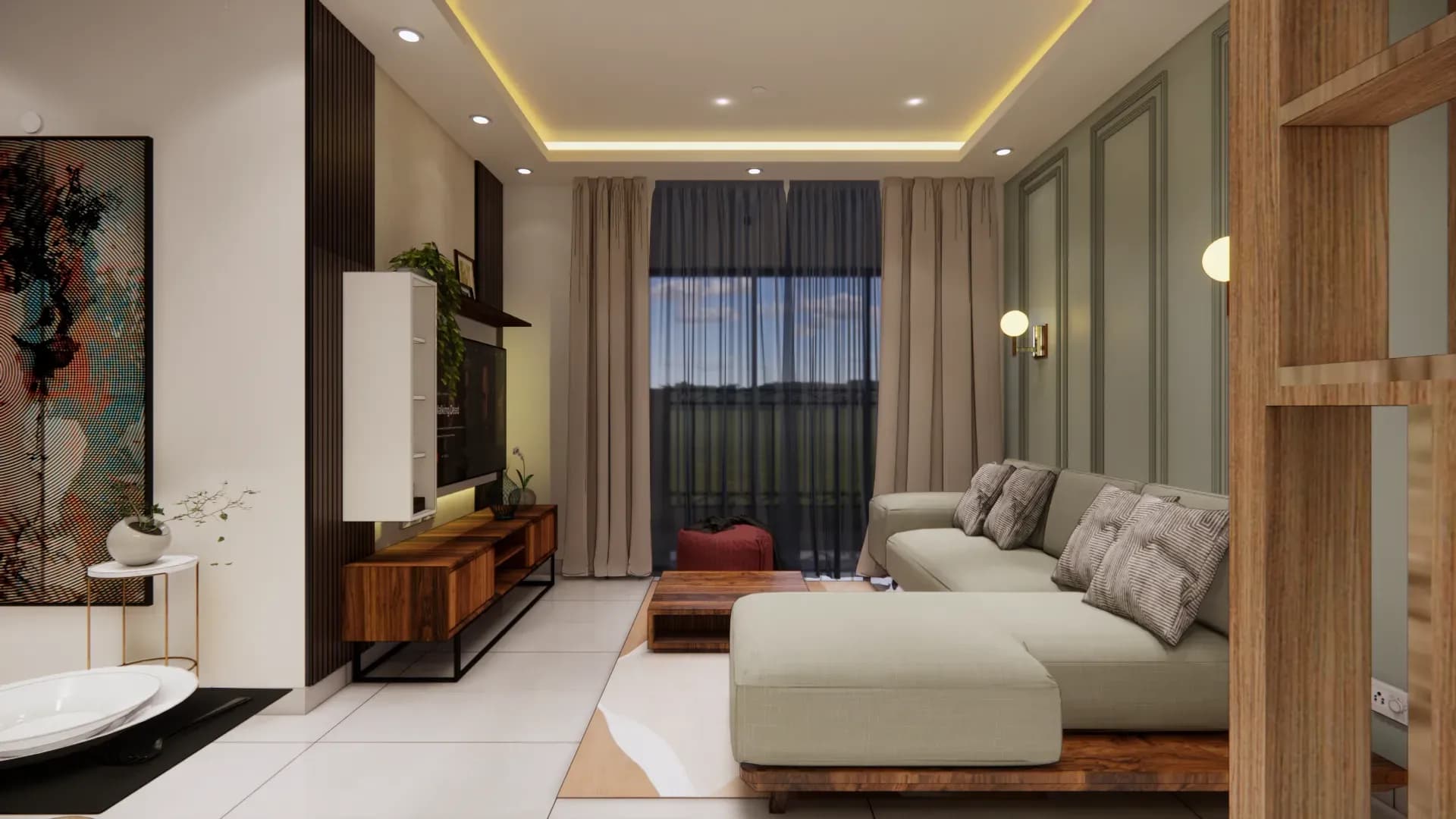 NB Sobha Palm Court 3BHK