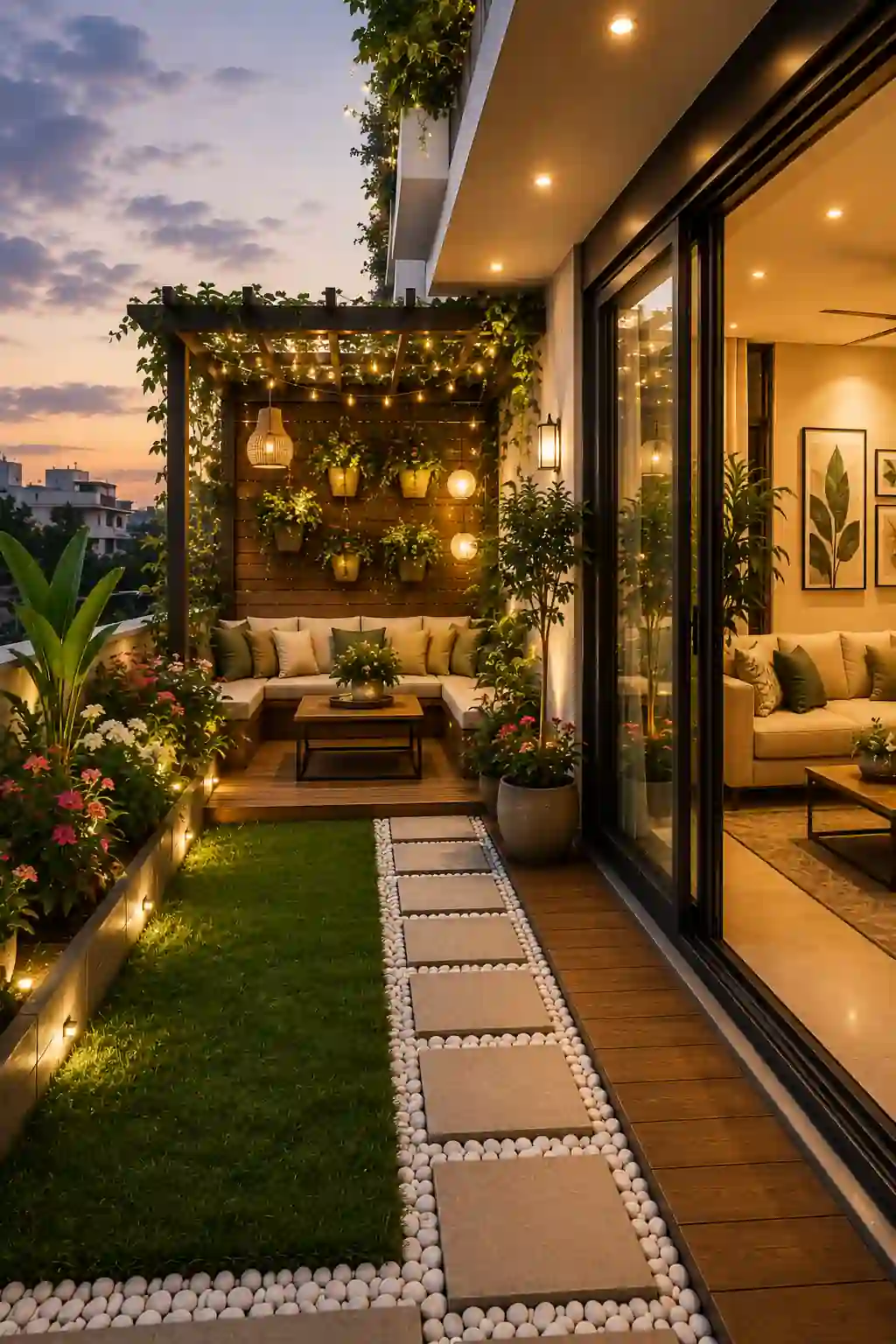 Interior Designing & Terrace Garden in North Bangalore for Mrs. Geetha