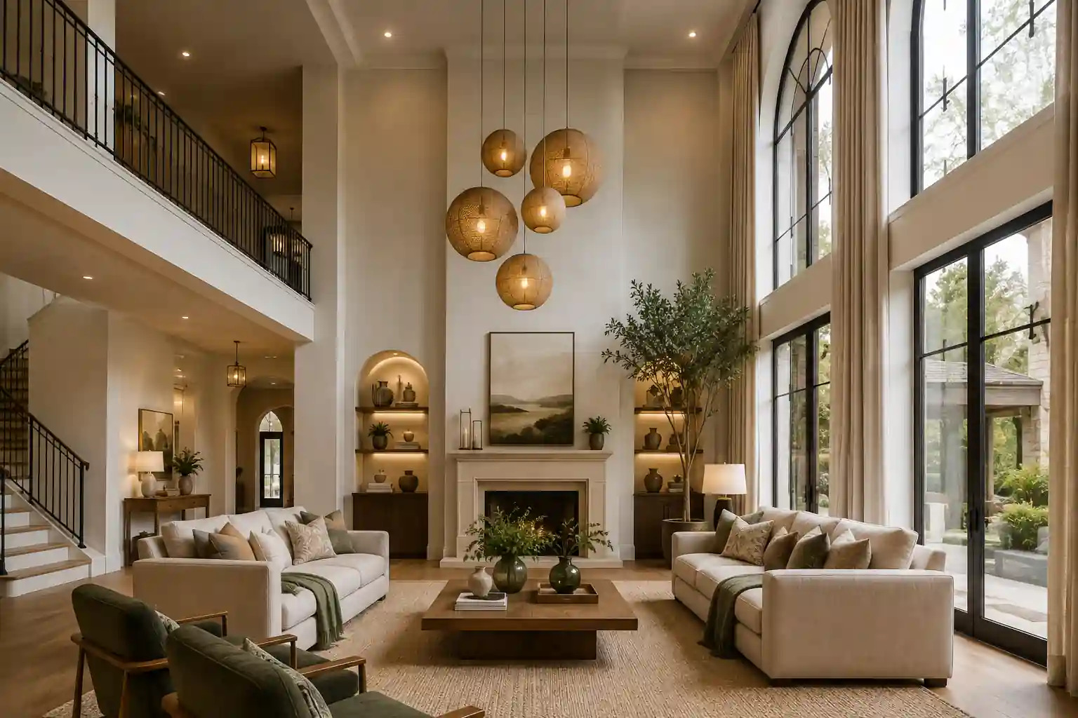 How to Decorate High Ceilings