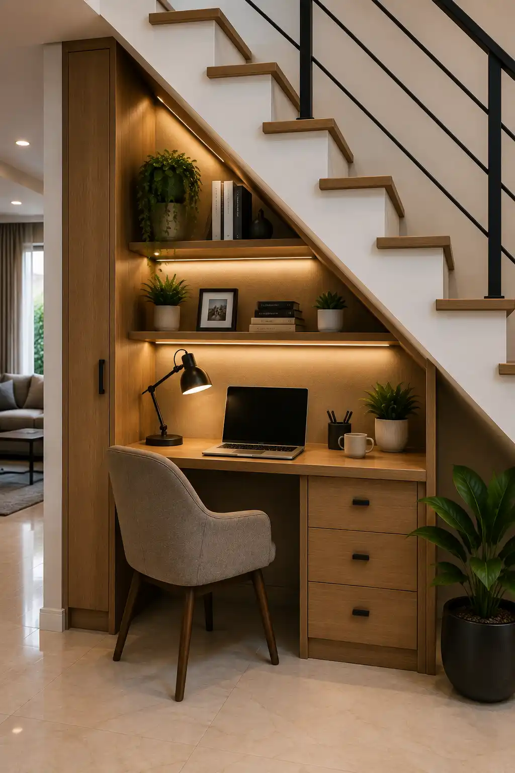 10 great ways to exploit the space under the stairs