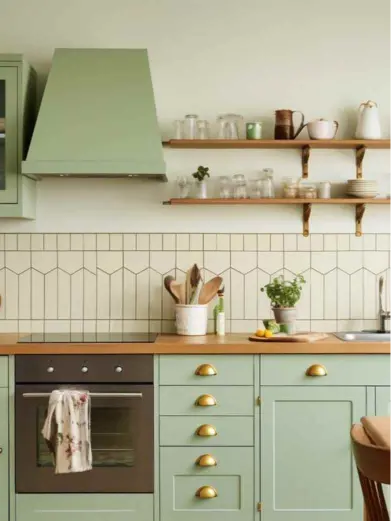 8 Creative Kitchen Wallpaper Ideas and Creative ways of using wallpaper in kitchen
