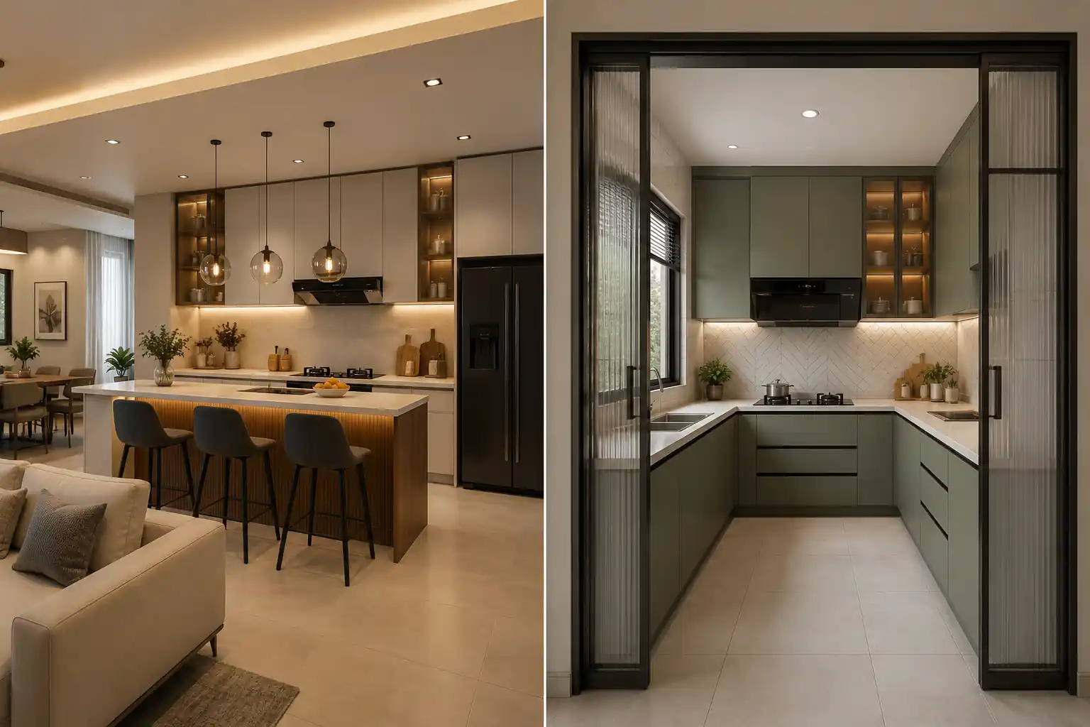 Open kitchens Vs Closed kitchen – Which one is best?