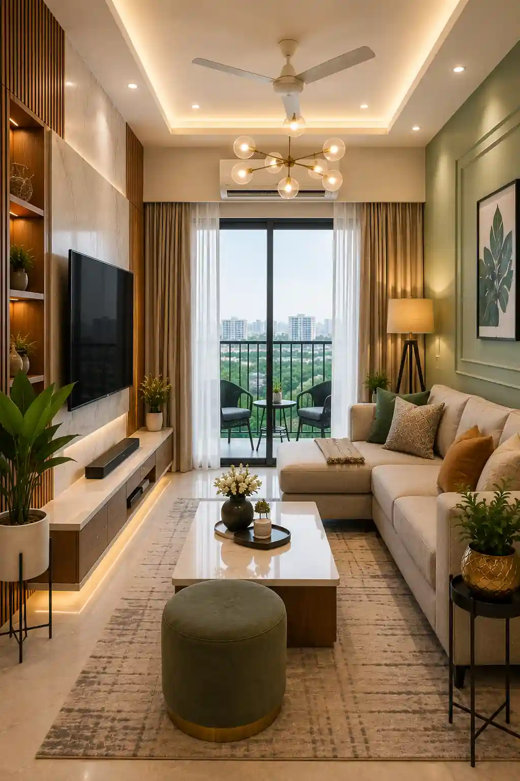 An insight into the Interiors of Dsr Eden Greens, 3 BHK apartment @Mr.Mithun Goyal