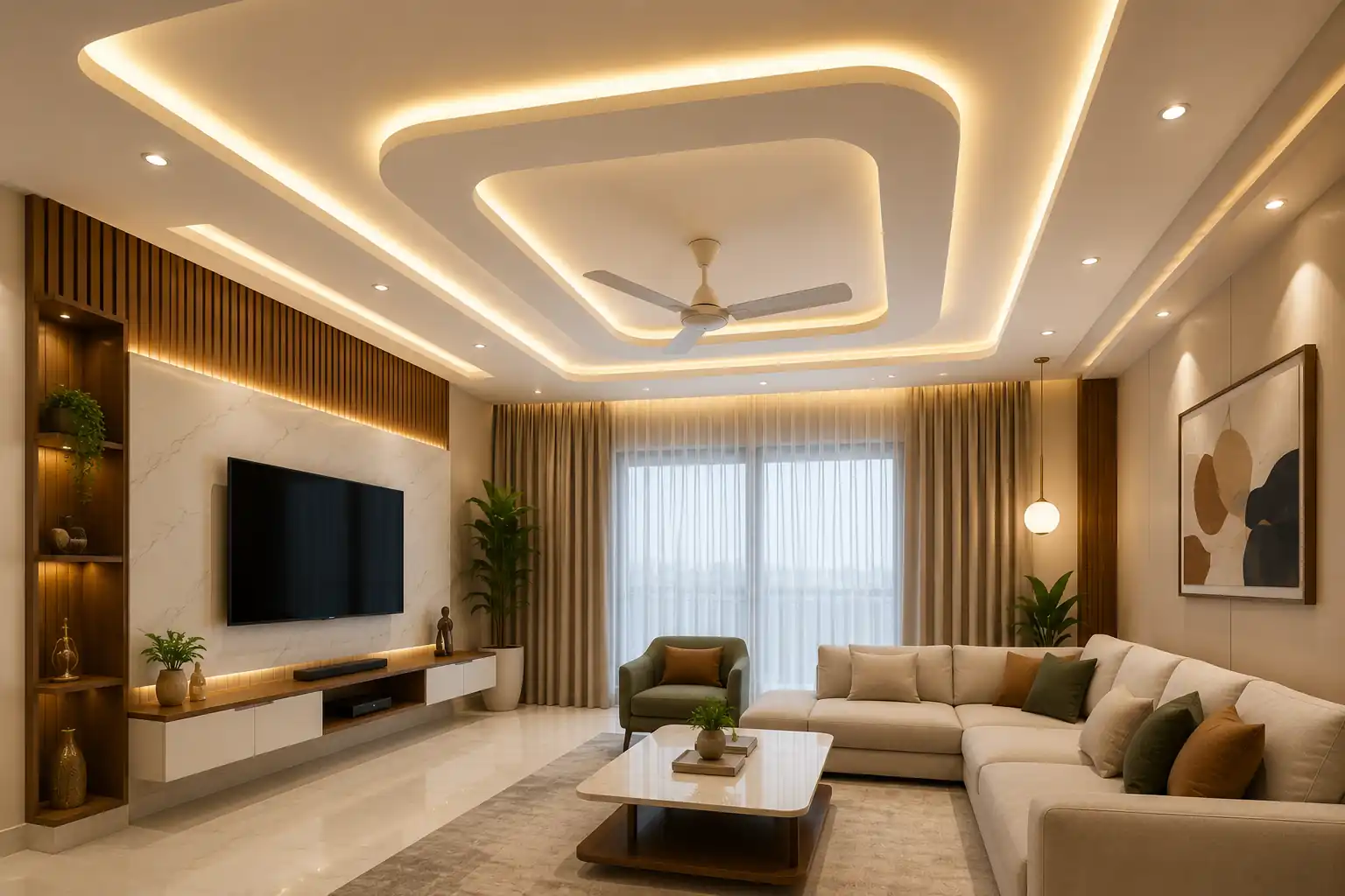 POP Design Ideas for Home Interiors