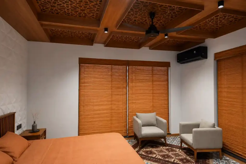 Wooden False Ceiling Designs for Living Rooms, Bedrooms and Dining Areas