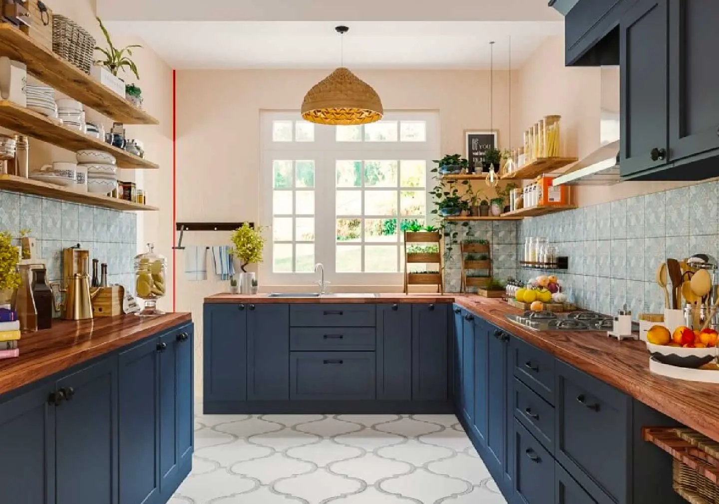 Bohemian Style Kitchen interior design