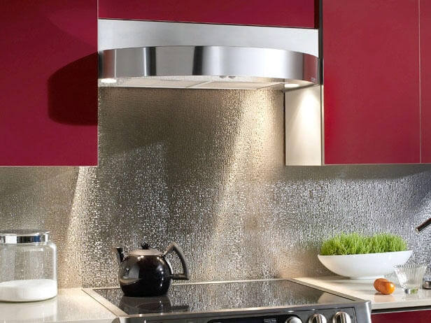 Stainless Steel kitchen backsplash ideas