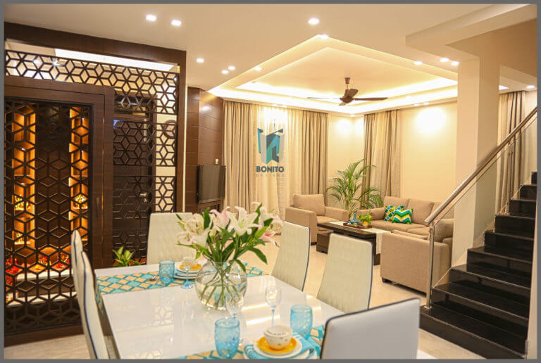 puja unit and dining room