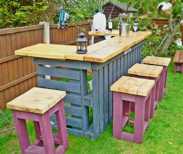 bar unit patio style