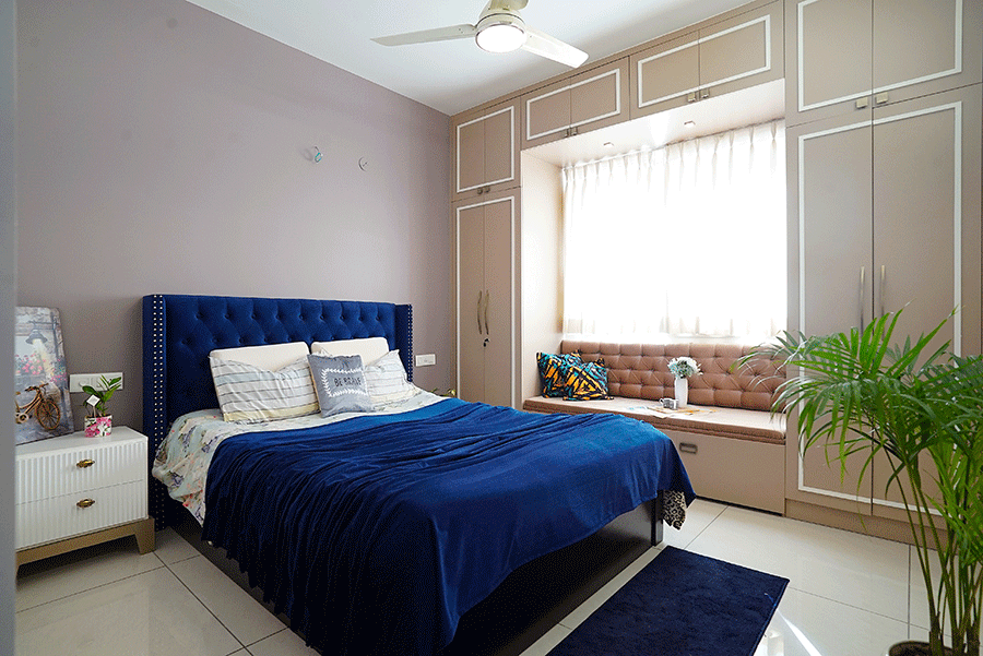 Bold Upholstery Bedroom Interior Design