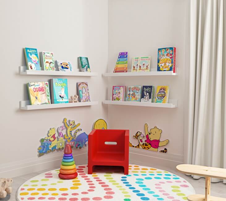 Kids Room As Fun Reading Zone