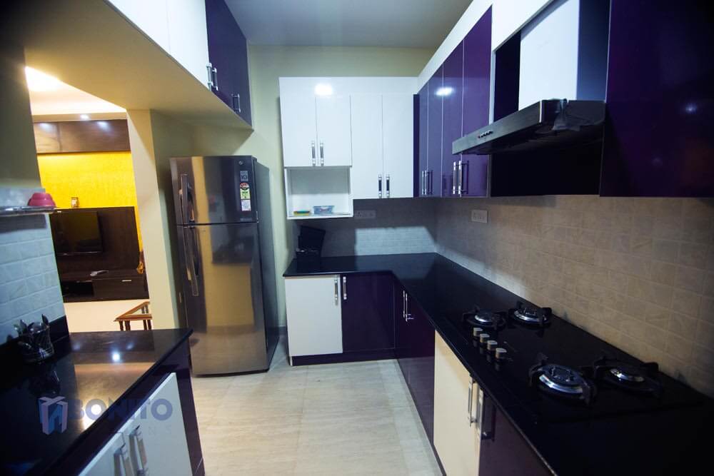 Modular kitchen design - Interior design bangalore