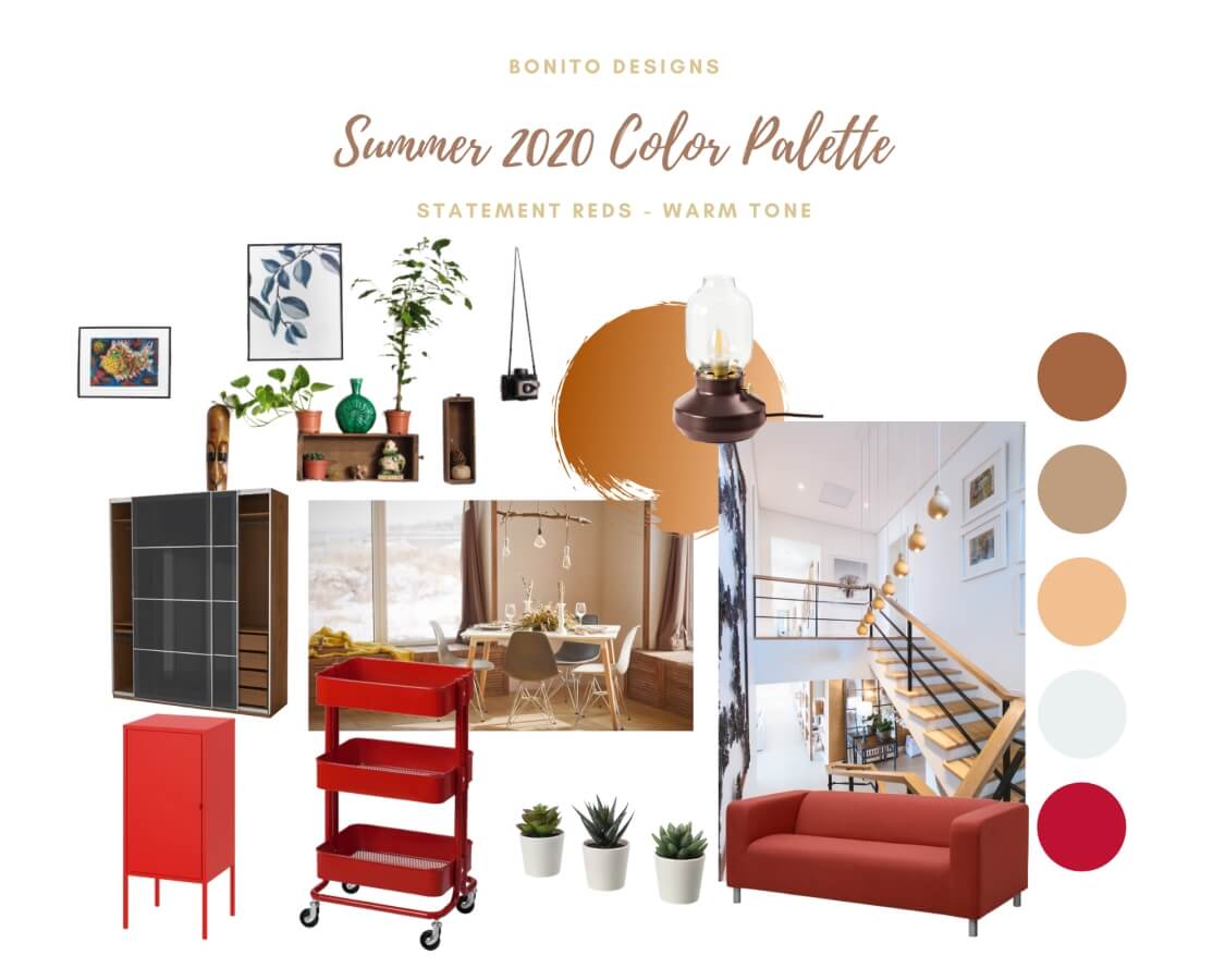 color palettes with browns and reds