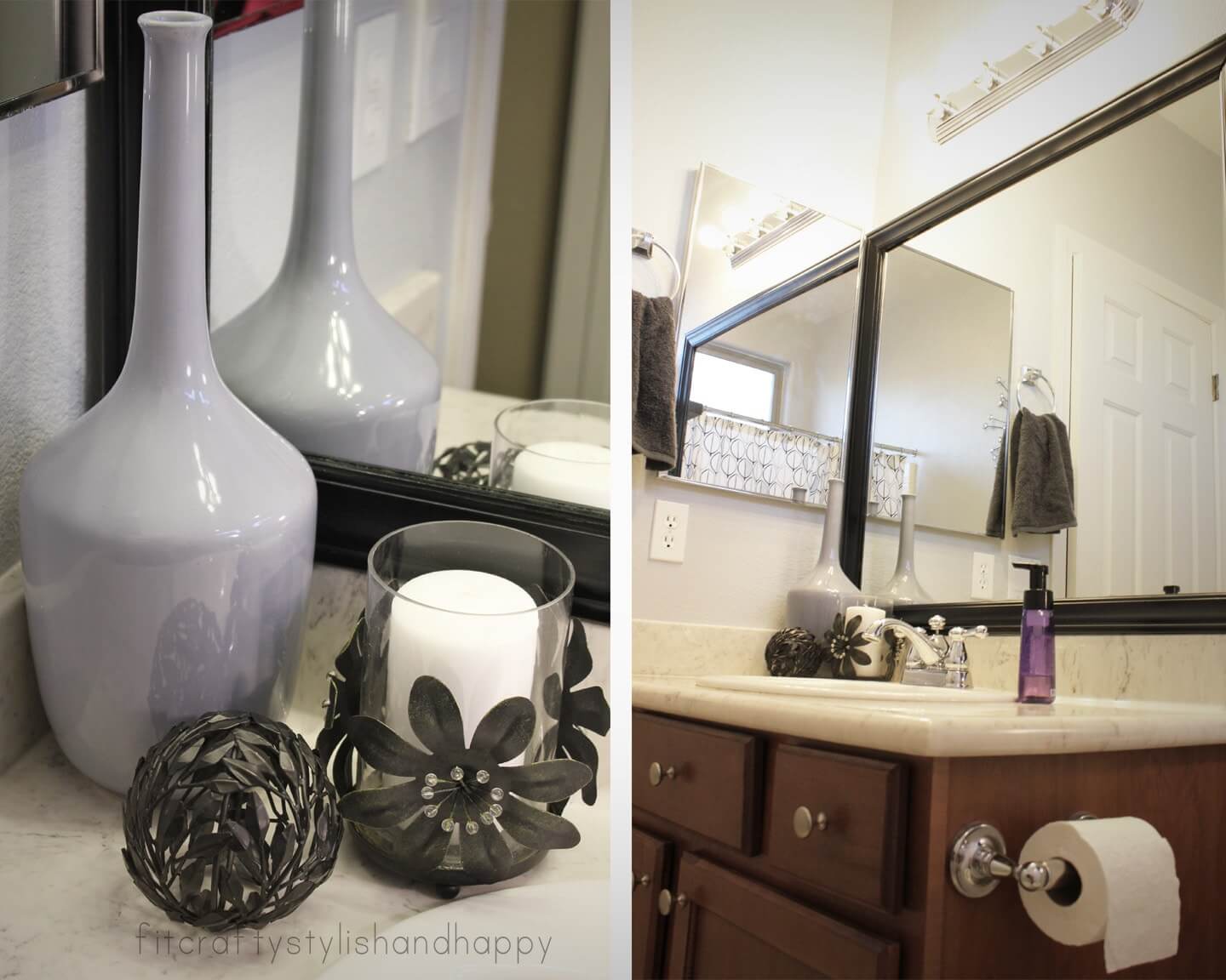 black white and grey bathroom decor 2