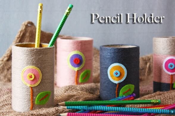 DIY pencil holder stands