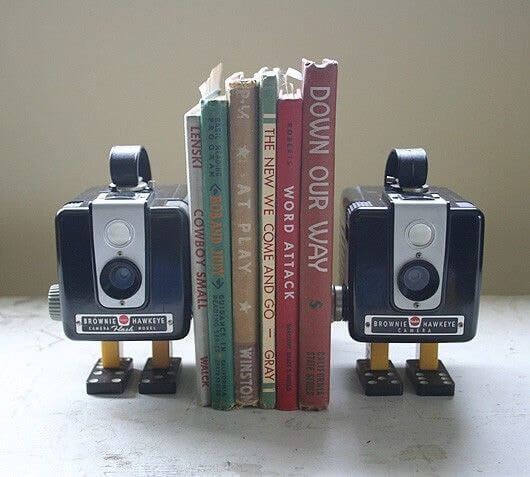 Camera Bookends