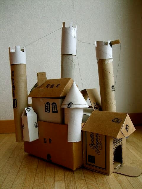 cardboard castle ideas