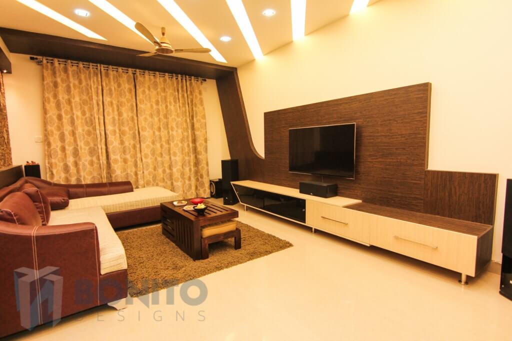 TV unit design in living room