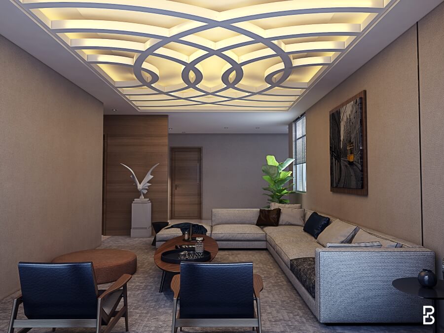 POP False Ceiling Designs with Lights