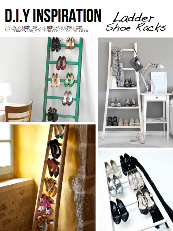 shoe-storage-ideas-use-a-ladder-to-hold-shoe