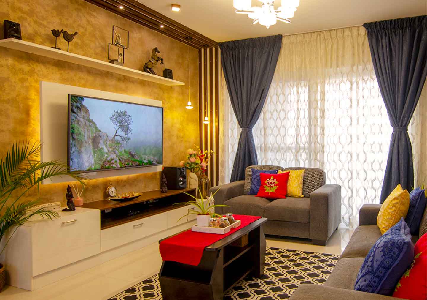 The Furniture - Living Room Interior Design