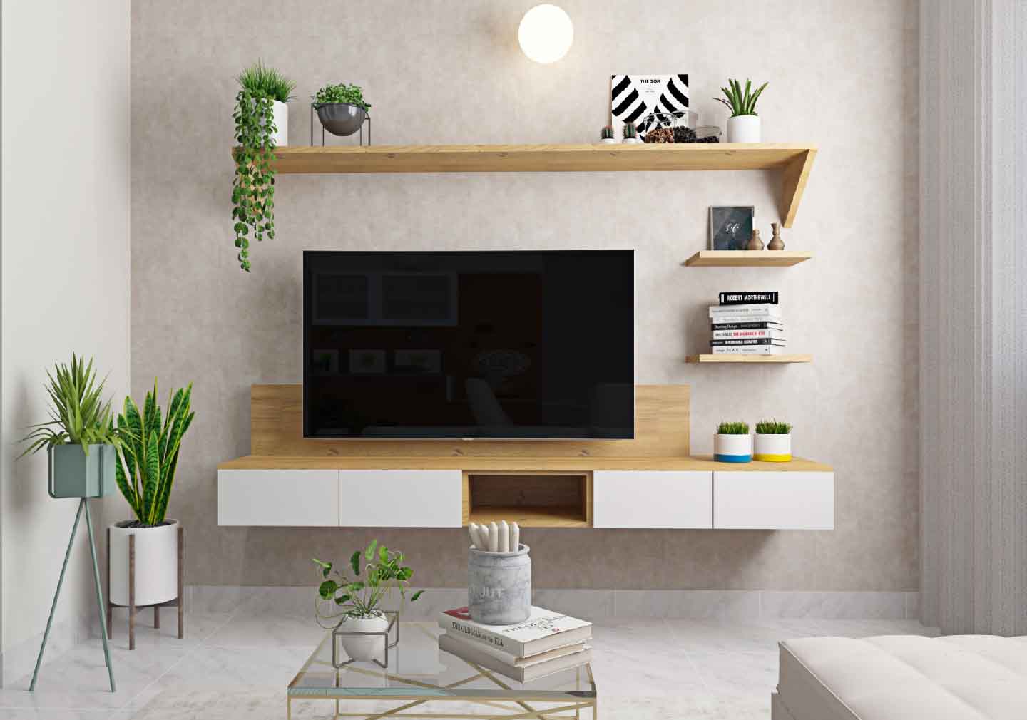 The TV Unit - Living room interior design