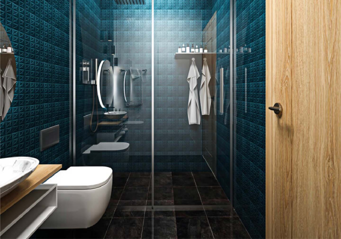 Bold Colours - Bathroom Interior Design