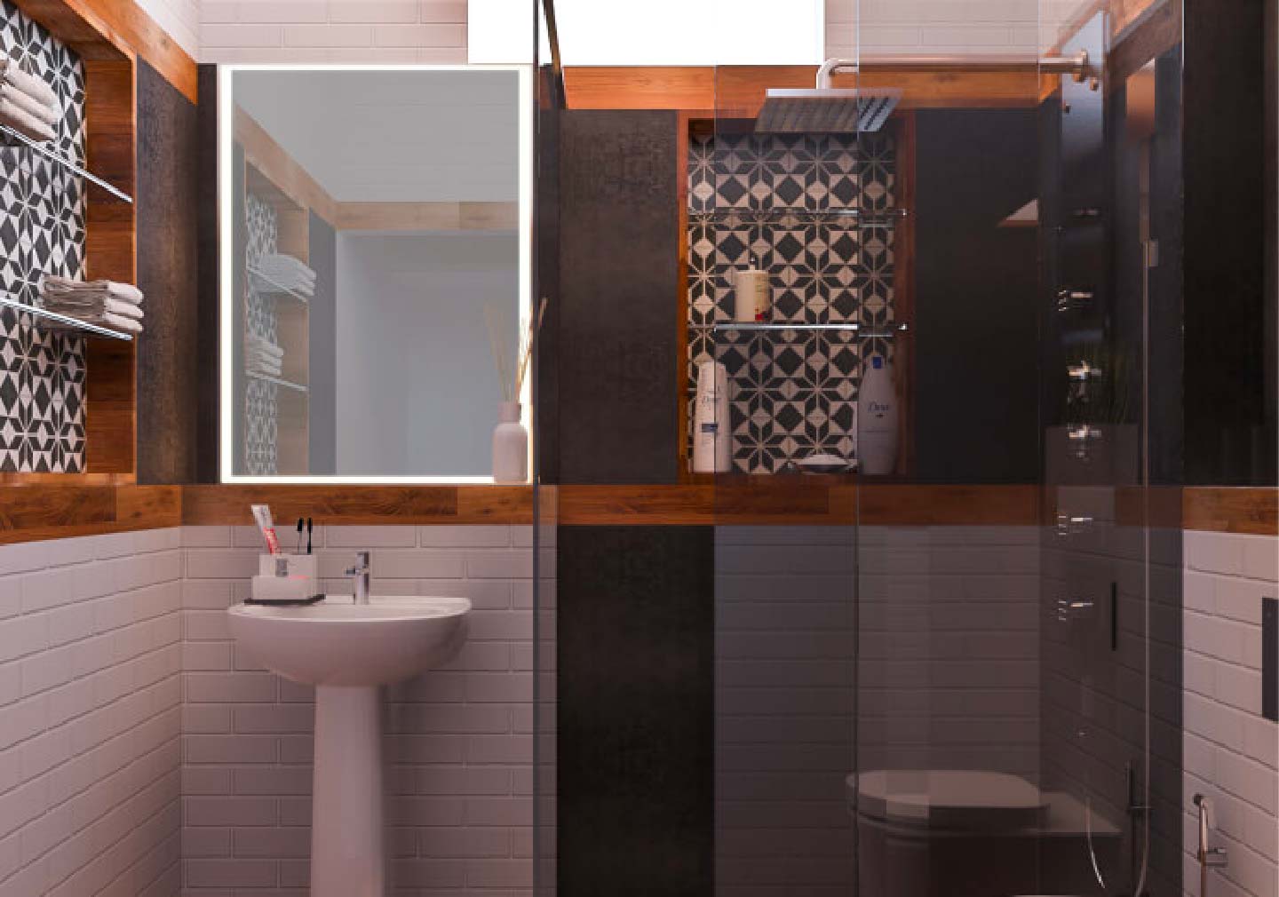 The Traditional Vibe - Bathroom Interior Design