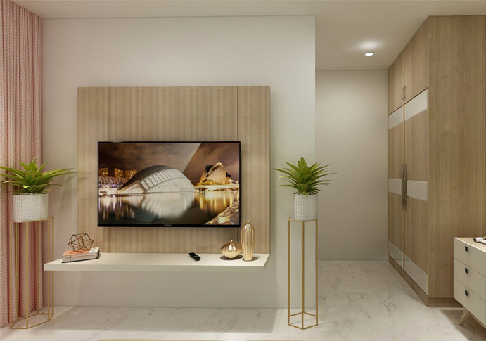 Minimalist Interior Design - a tv unit