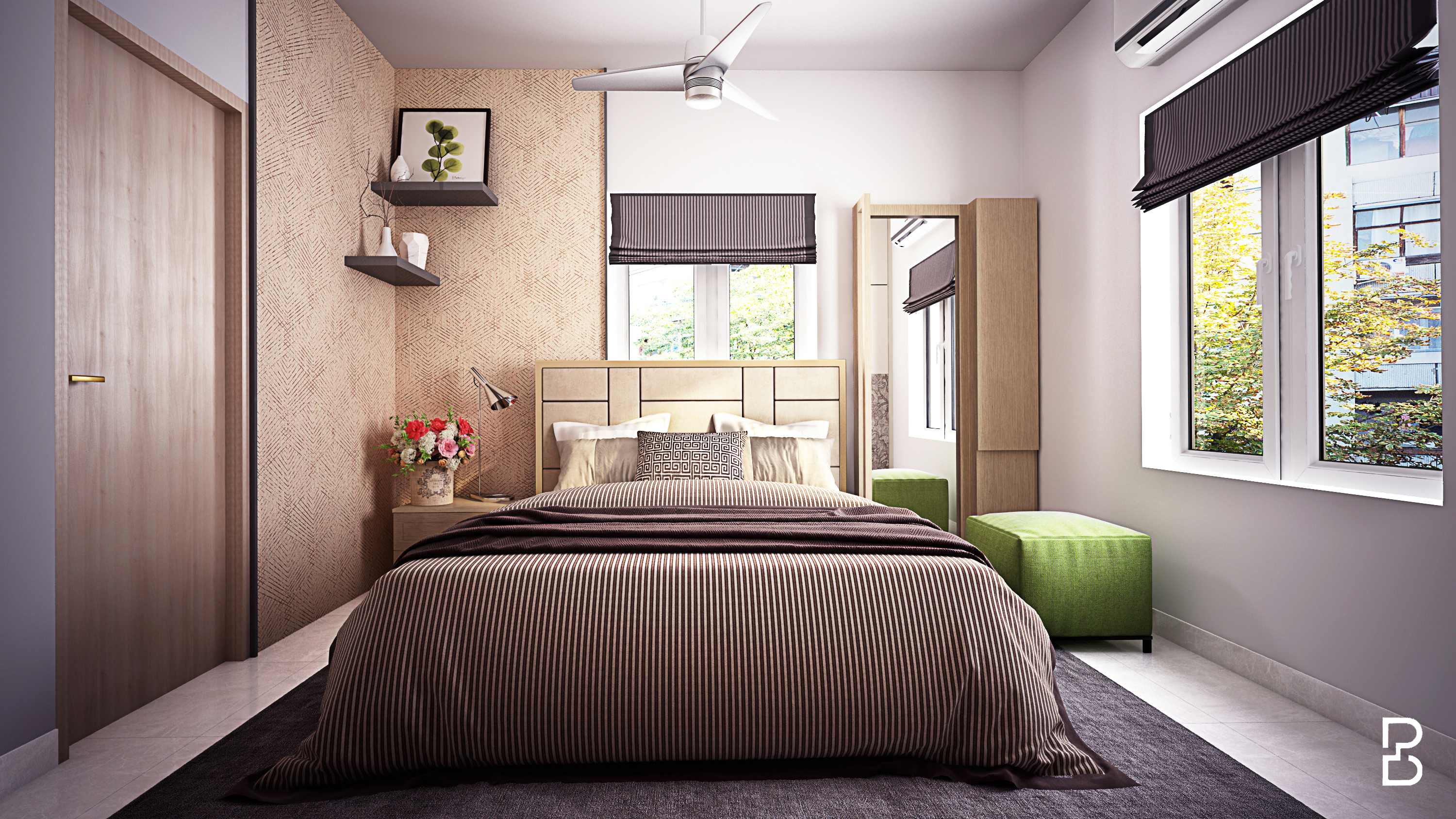 Master bedroom design according to vastu