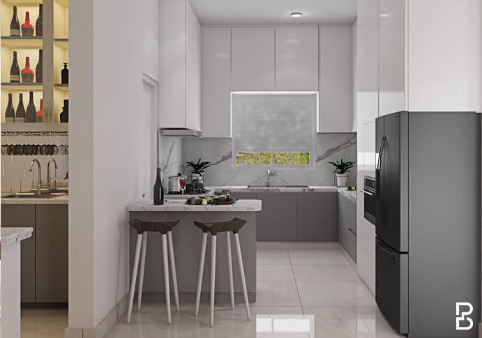 Best interior design ideas for kitchen - multipurpose space