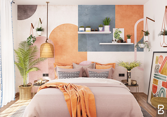 Best interior design ideas for bedroom- patterns in interiors