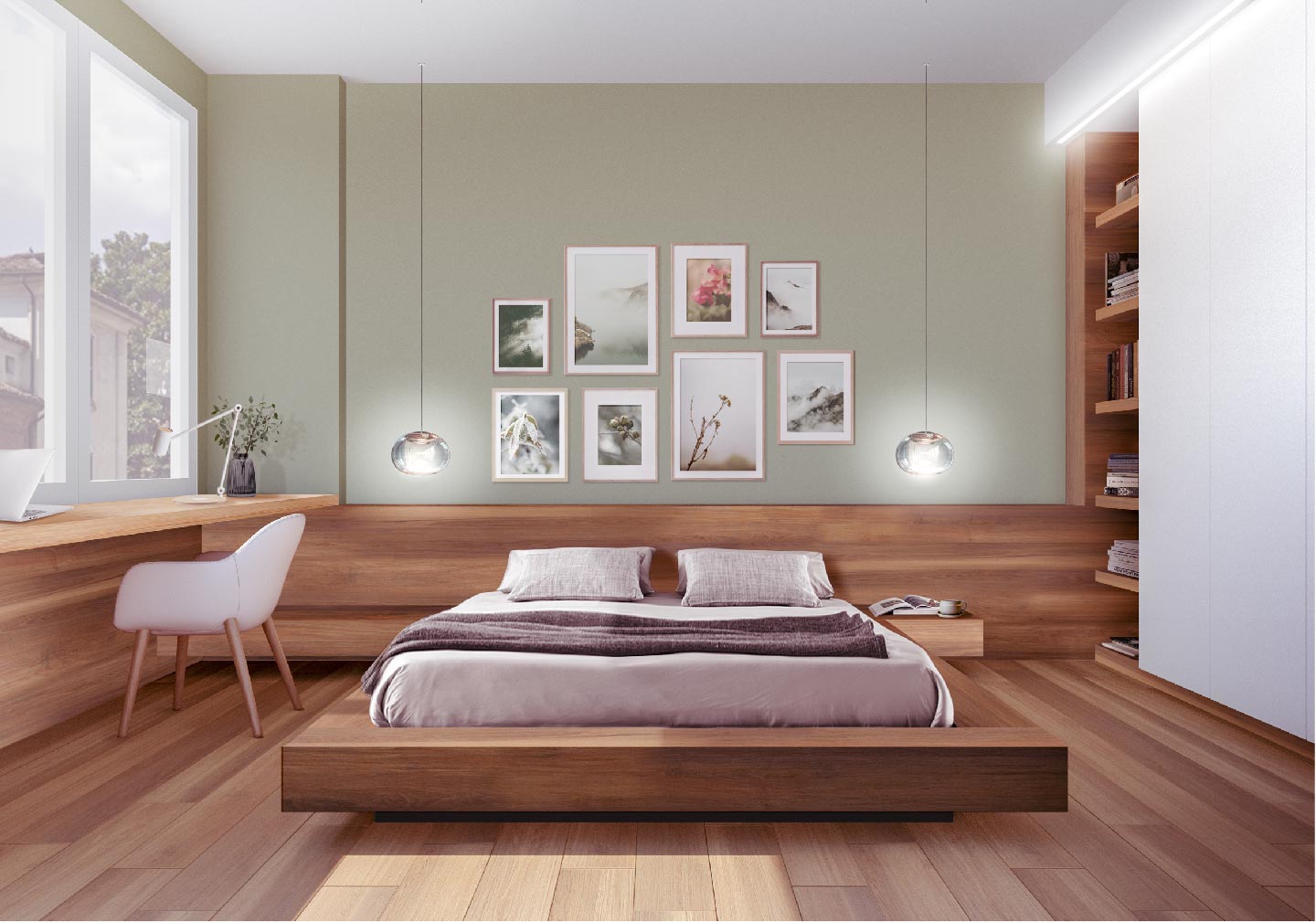 Choose the perfect color for Master bedroom interior design