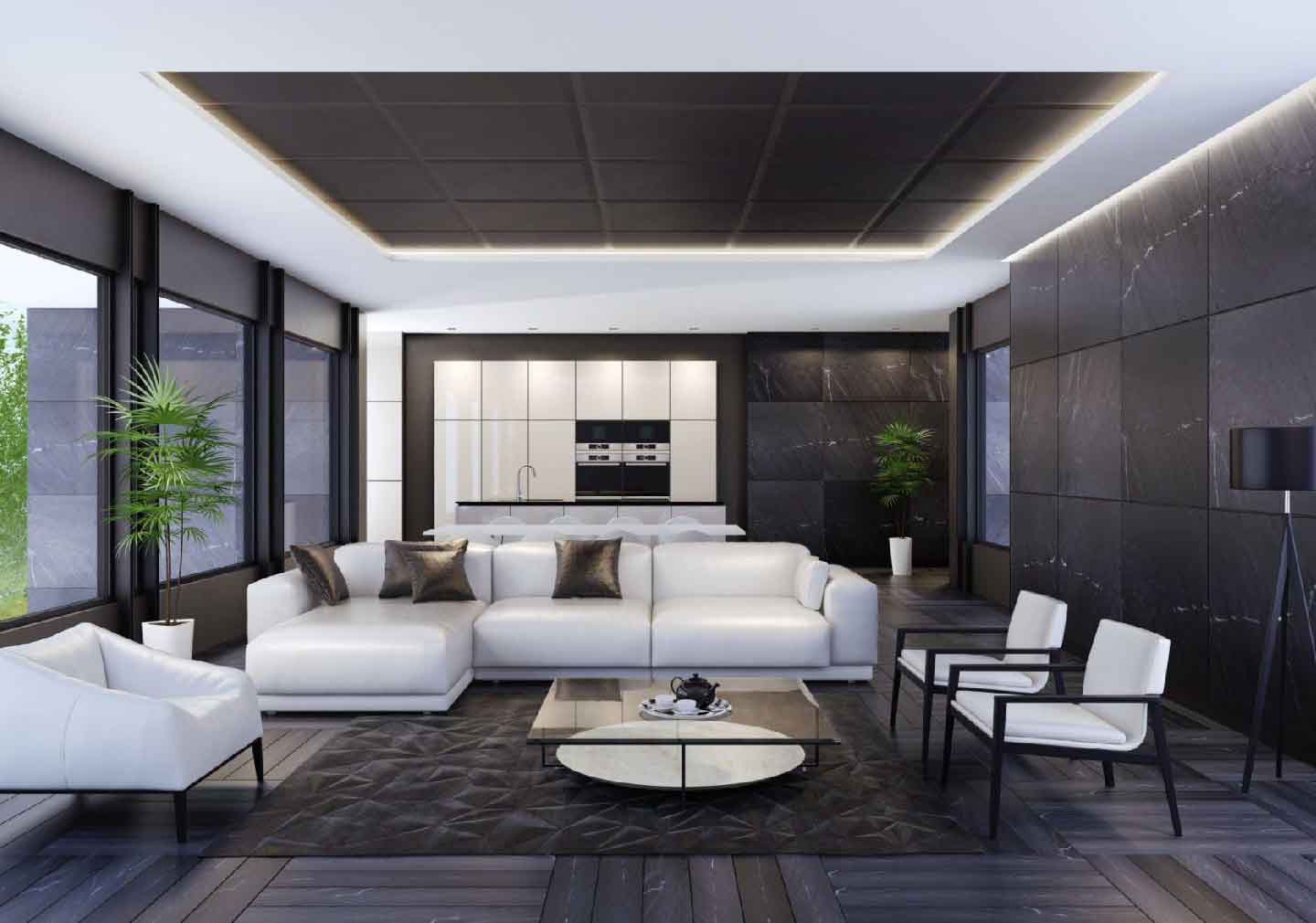 modern living room ceiling design