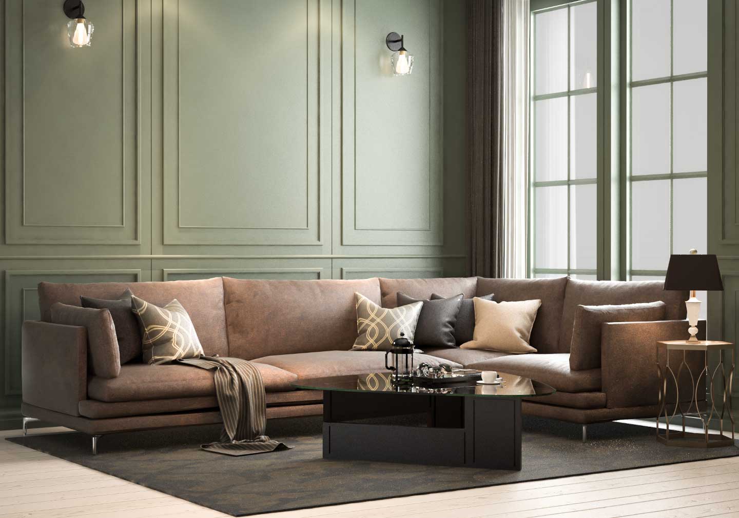 modern interior design - living room